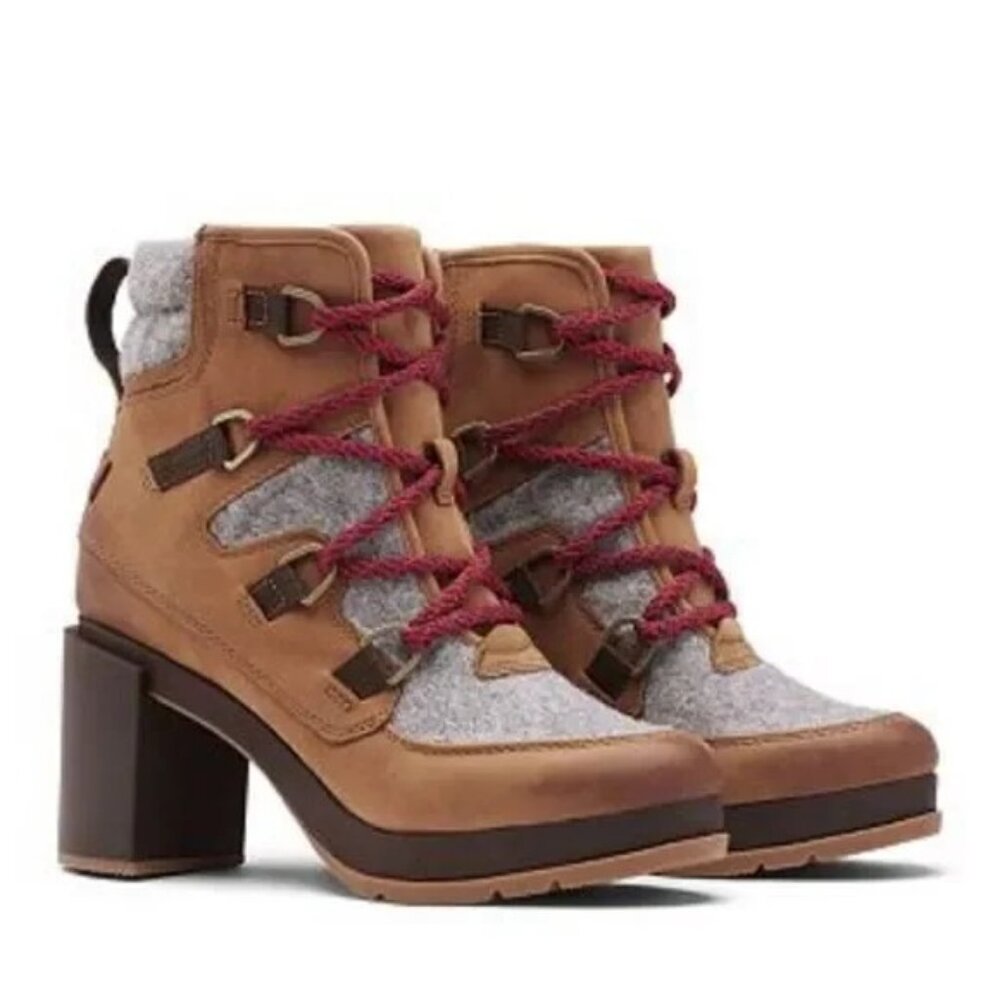 NIB SOREL Perfect Pairs Blake Waterproof Bootie, 8, Velvet Tan
